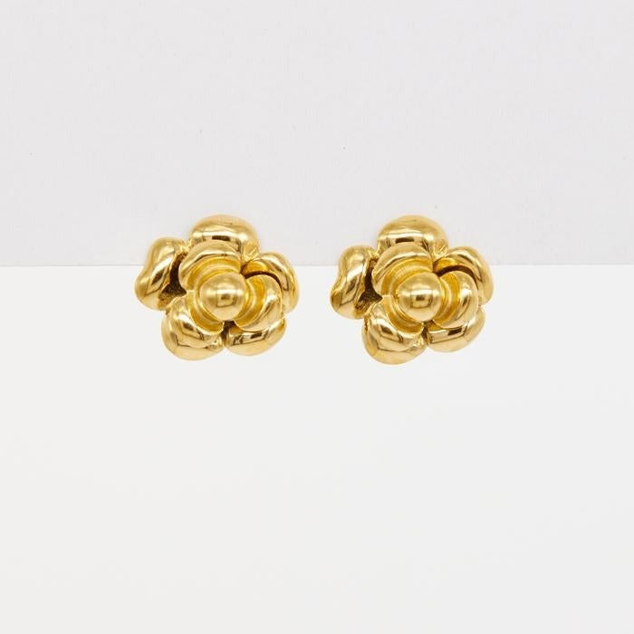 Stella + Gemma Large Rose Gold Stud Earrings