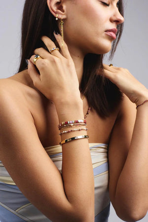 Zafino Australia Harlow Stretch Bracelet - Rouge