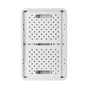 Compact Folding Crate - Sand White