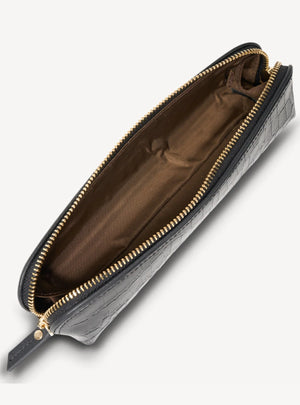 SABEN Tali Pencil Case- Black Croc