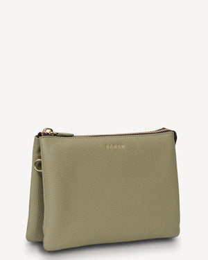 Saben Tilly's Big Sis Crossbody - Eucalyptus Green Leather Bag