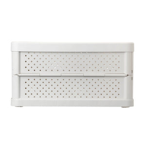Compact Folding Crate - Sand White