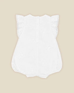 3D FLORAL EMB. ROMPER