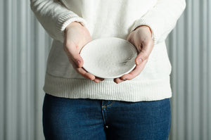 Wonki Ware Salsa Dish - Grey Wash