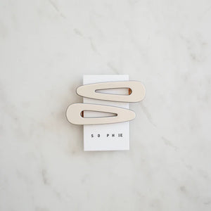Curve Clips Ivory - Sophie