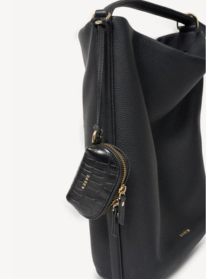 SABEN Tarin Airpod Pouch - Black Croc