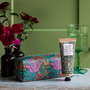 Beautiful Sleep Makeup Bag w/ Hand Cream William Morris hand cream tube