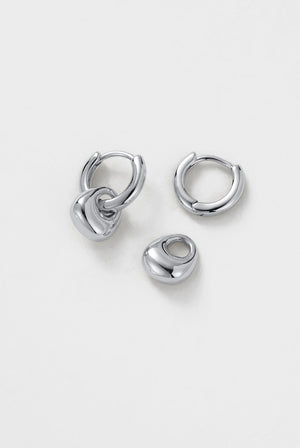 ZAFINO Sadie Hoop - Silver 6724