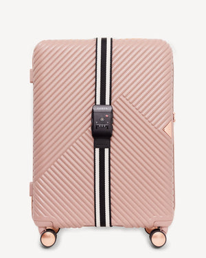 London Luggage Strap Black Strip AW25 saben