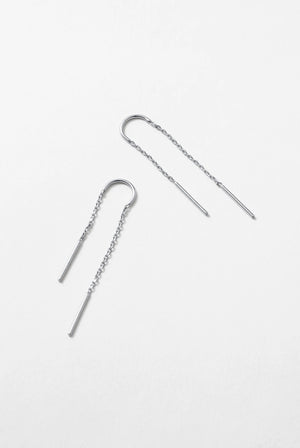 ZAFINO Ivy Thread Essential Earring - Silver 7345