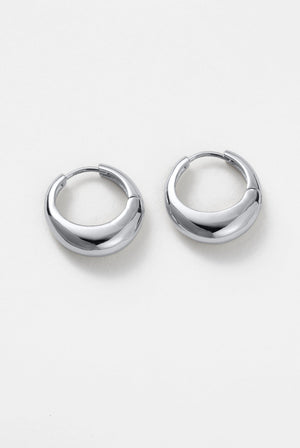 ZAFINO Cleo Hoop - Medium - Silver - Earring
