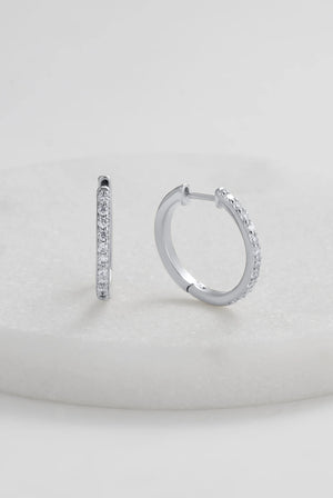 ZAFINO 7433 Catalina Hoop - Silver