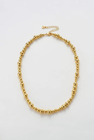 ZAFINO Naomi Necklace Gold beaded necklace