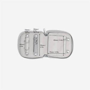 Stackers Compact Jewellery Wallet - Pebble Grey