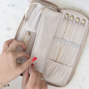 Stackers Jewellery Wallet - Taupe