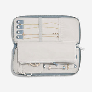 Stackers Jewellery Wallet - Dusky Blue