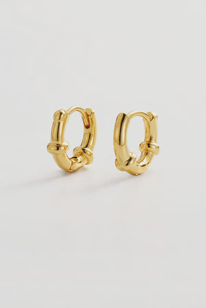 ZAFINO Gold hoop earrings 7800