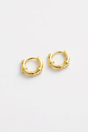 ZAFINO Gold hoop earrings 7800