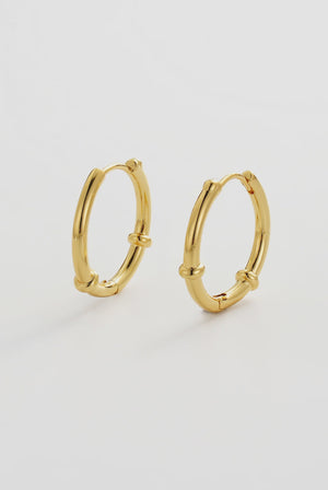 ZAFINO Tessa Gold hoop earrings