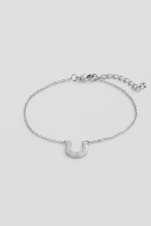 ZAFINO Lucky Silver bracelet with a horseshoe charm 7813