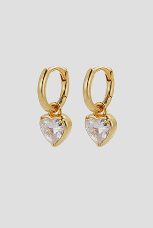 ZAFINO Amor Earring Gold heart-shaped earrings 7844