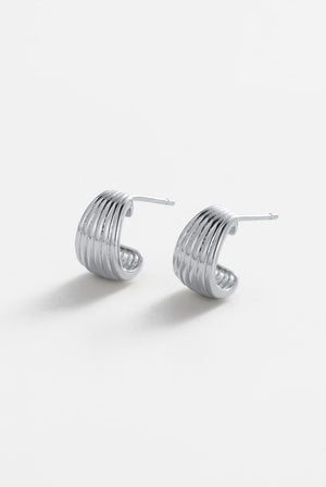 Zafino Sasha Hoop - Small - Silver
