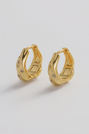 Zafino June Gold hoop earrings 7859