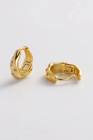 Zafino June Gold hoop earrings 7859
