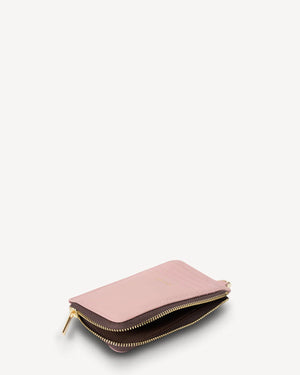 Saben Winona Card Holder - Desert Rose Pink