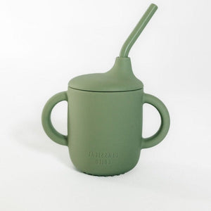 Classical Child Silicone First Cup - Sage