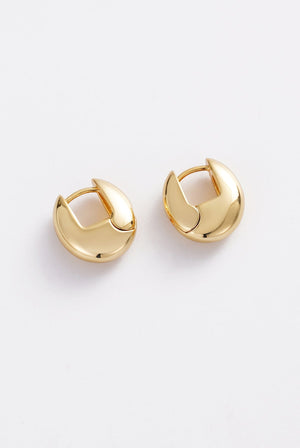 ZAFINO 8183 Carrie Hoop - Gold