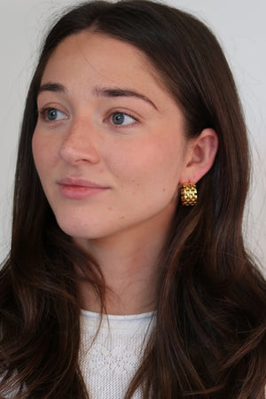 Zafino Rosie Hoops Essential Earrings Gold