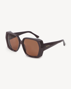 SABEN Remi Sunglasses - Espresso Sunglasses with a brown lens and black frame