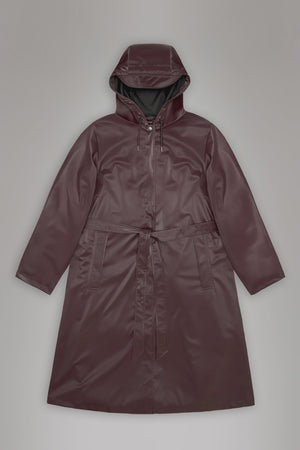 Rains Waterproof Coat A-Line Longer W Jacket W3 - Depth