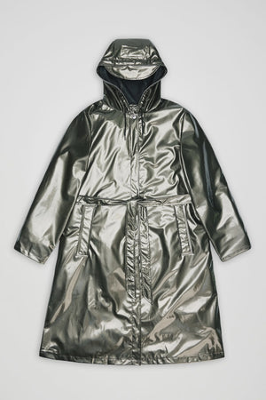 RAINS A-Line Longer W Jacket W3 - Raven