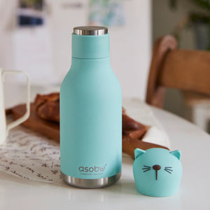 ASOBU Bestie Kids Water Bottle 460ml Cat
