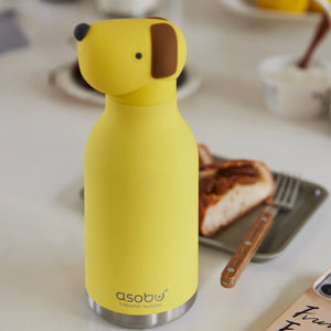 ASOBU Bestie Kids Water Bottle 460ml Dog Animal