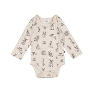 Burrow & Be Baby Almond Burrowers Long Sleeve Bodysuit