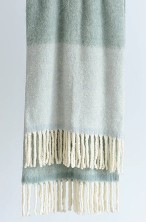 Bianca Lorenne Arundel Duck Egg Throw 240 x 130cm