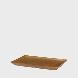 BROSTE Eli Rectangle Plate Short - Caramel Brown
