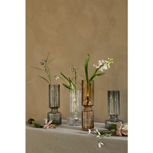 BROSTE Vase Hyacinth Small - Smoked Pearl