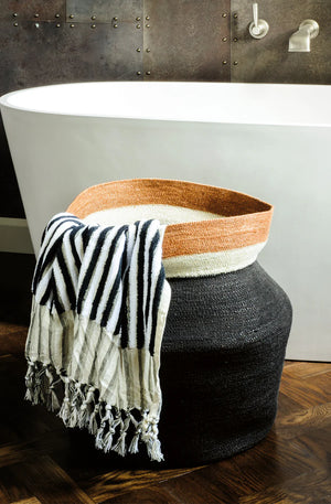 Bianca Lorenne Woven Contenere Black/Tan/Natural Basket