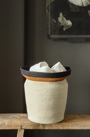 Bianca Lorenne Woven Contenere Black/Tan/Natural Basket