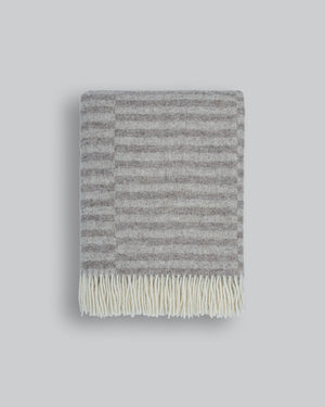 Furtex Baya Noah NZ Wool Throw - Oatmeal
