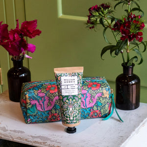 Beautiful Sleep Makeup Bag w/ Hand Cream William Morris hand cream tube
