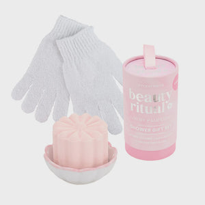 Annabel Trends Beauty Ritual Shower Gift Set - Dusty Pink 3pcs