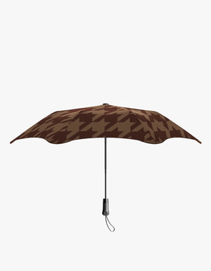 Blunt Metro Umbrella - Houndstooth COCOA