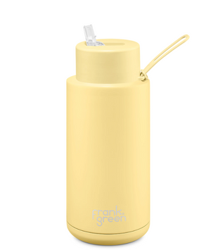 Frank Green Ceramic Reusable Bottle w Straw - 34oz