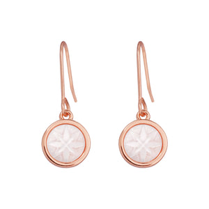 Mother of Pearl Matariki Whetū Pendant Earrings