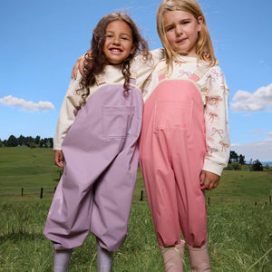 CRYWOLF CHILD Rain Overalls Heather Purple